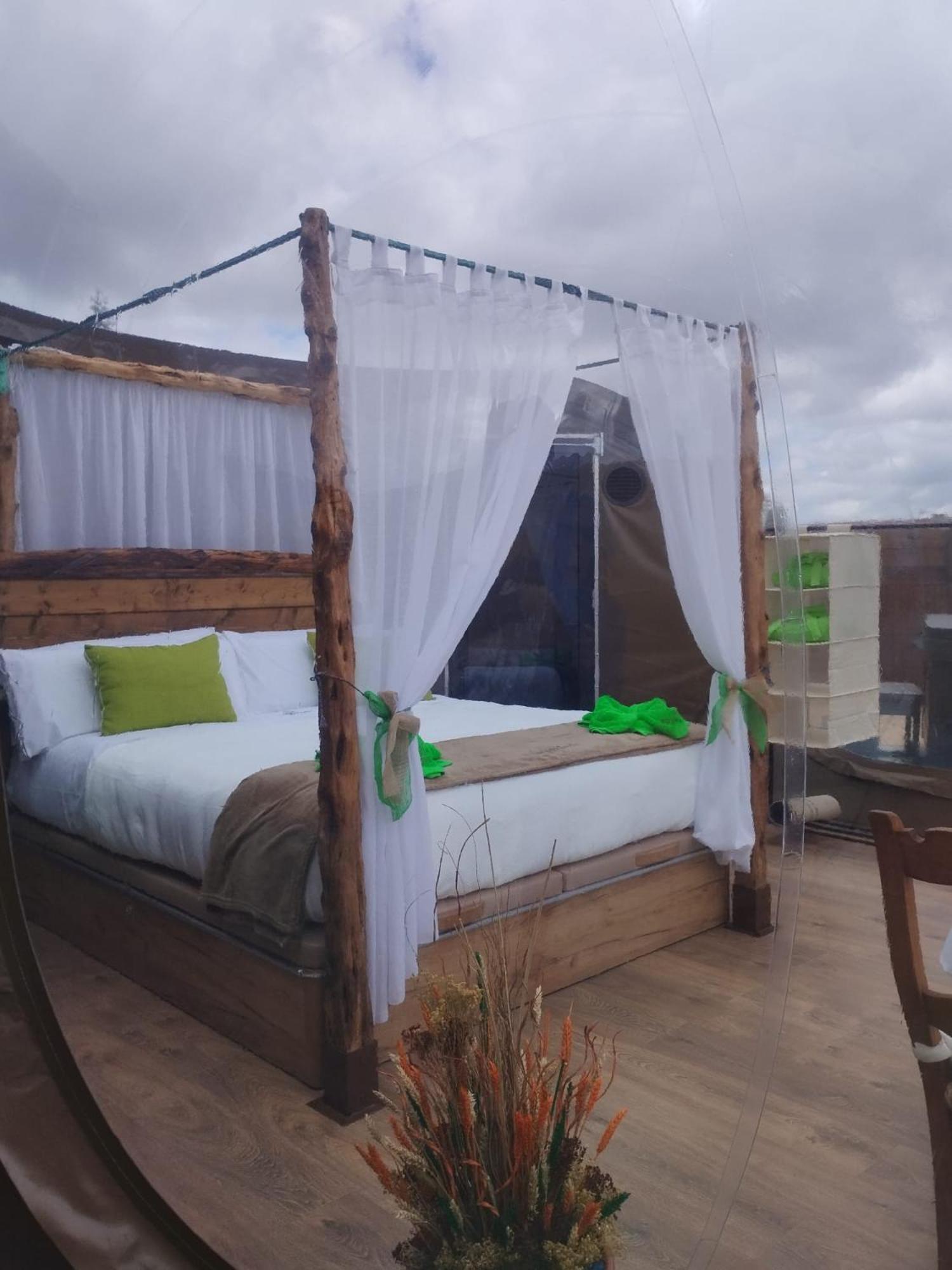 Cosmoveros - Hotel Burbuja Pedraza ภายนอก รูปภาพ